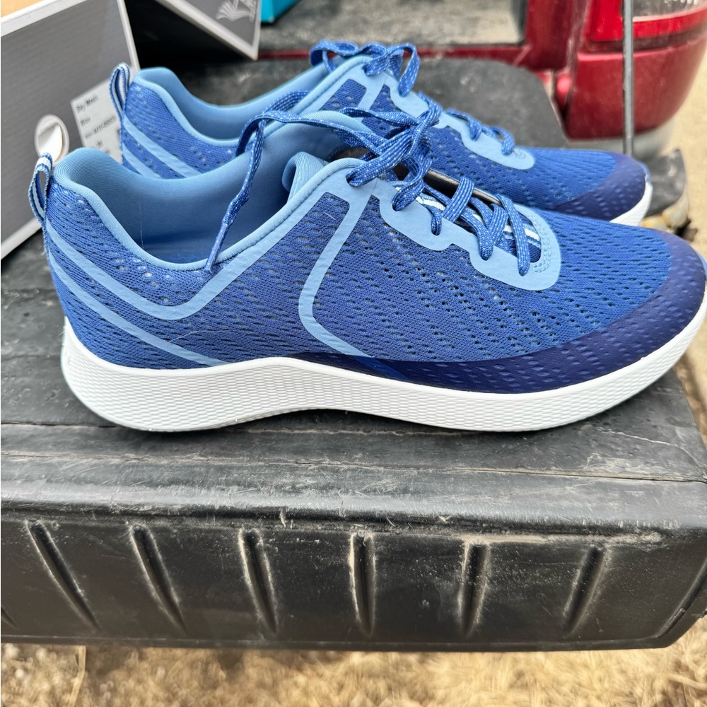Dansko Blue Athletic Shoes with White Sole